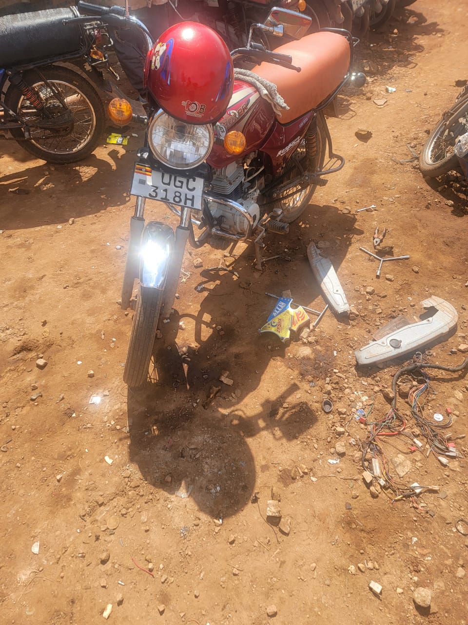 Visitors: Donated supplies