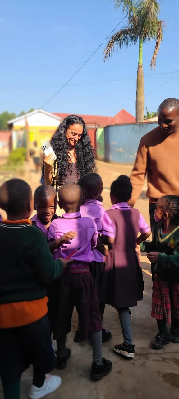 Donations handover — School visit