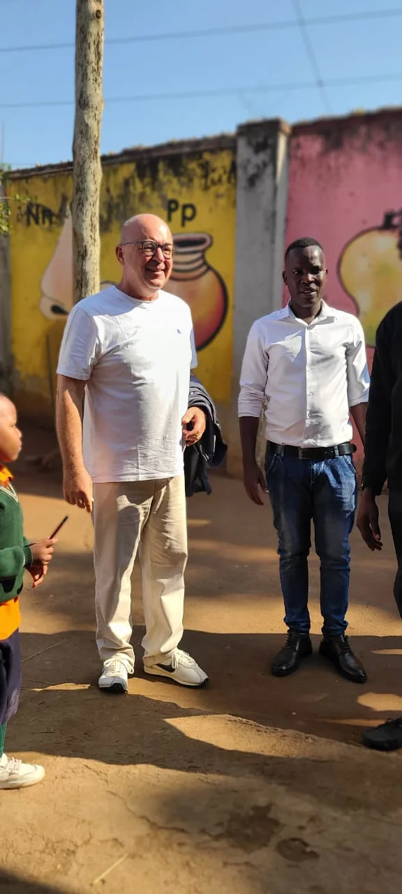 One of our visiting friends — School visit